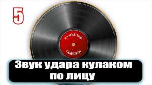 Звук удара кулаком по лицу слушать. Звуковые эффекты