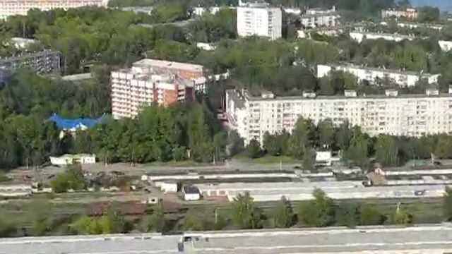 г. Чайковский с борта вертолета. Лето 2009. смотреть онлайн