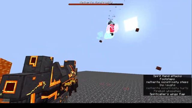 NETHERITE MONSTROSITY VS Spiritcaller #minecraft #dungeon #minecraftmemes #mobs