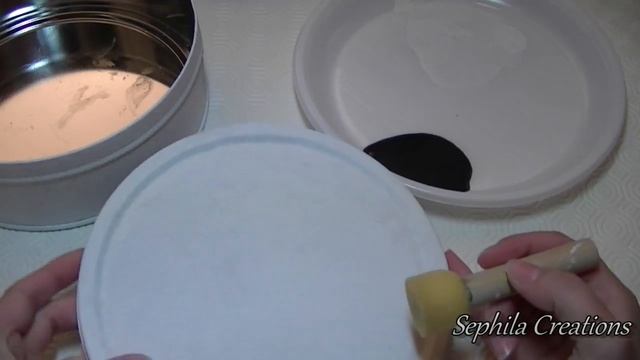 Tutorial: Decoupage e shabby chic su scatola di metallo (decoupage shabby on metal box) смотреть онлайн