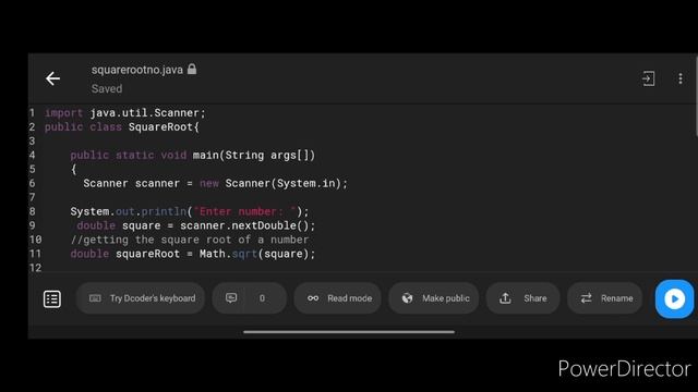Square root of A Number in Java Program ?#viral #viralvideo #programming #java #javaprogramming смотреть онлайн