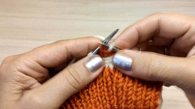 ЛЕНИВЫЙ ЖАККАРД 2 ЦВЕТА № 3 . Узоры. Вязание спицами. смотреть онлайн