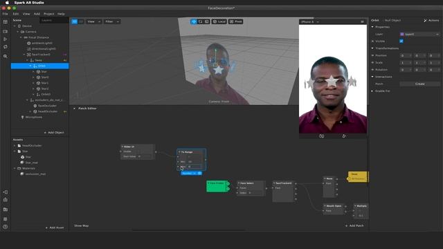 Adjusting values via Slider Patch | Spark AR Studio смотреть онлайн
