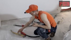 Полимерная шпаклёвка danogips jet 5. Механизированное нанесение. Работа с материалом.