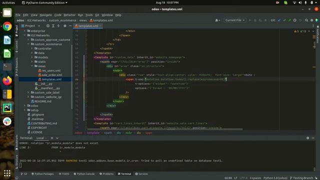 ODOO 15 - How to add datetime in website page | Technical Explained #odootech смотреть онлайн