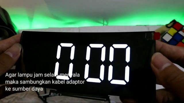 Review Digital Clock LED Mirror jam meja DT-6507 смотреть онлайн