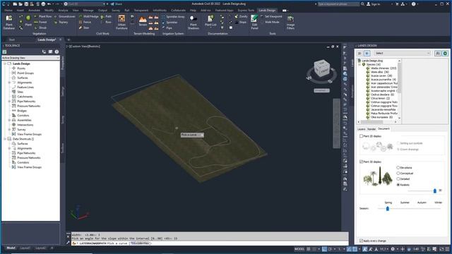 Civil 3D landscape design plugin: Lands Design (by Asuni) смотреть онлайн