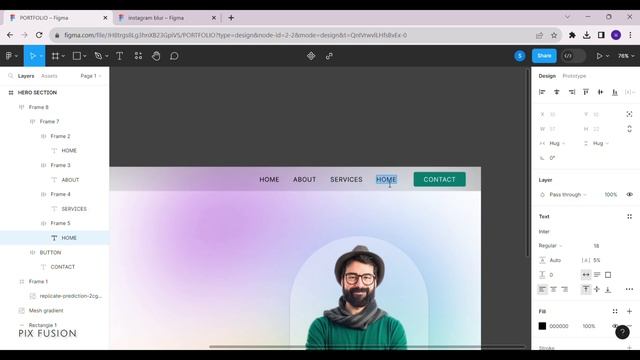 How To Make A Portfolio Website Design Using Figma In 5 Minutes смотреть онлайн