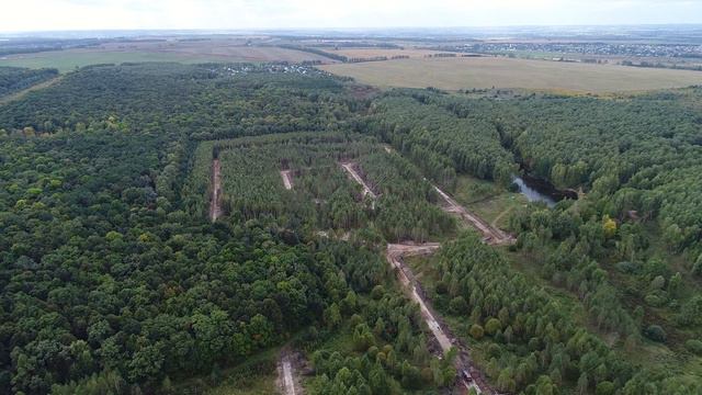Коттеджный поселок Грин Форест (Green Forest). Съемки с квадрокоптера, сентябрь 2017
