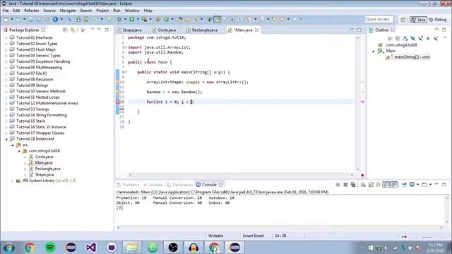 Programming Tutorial 44 - Intermediate Java - 18 - Instanceof смотреть онлайн