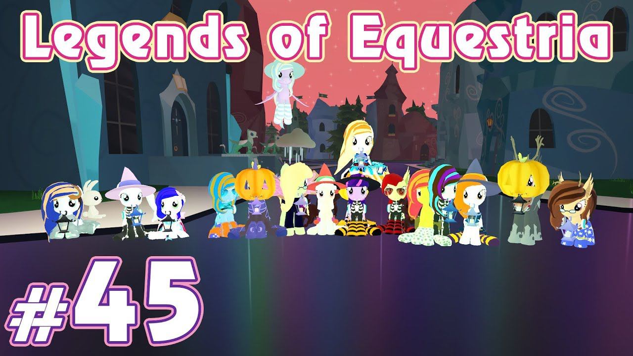 Хэллоуин, кристальные пещеры - Legends of Equestria - #45 смотреть онлайн