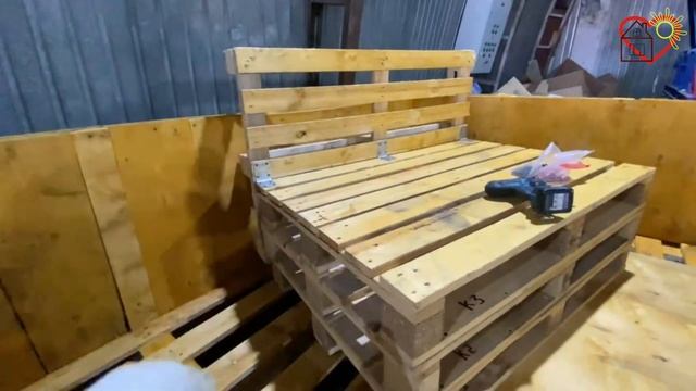Мебель из поддонов - Лаунж-Зона: СУПЕР БЫСТРО, НЕДОРОГО, КРАСИВО, УДОБНО | Раздельный сбор отходов смотреть онлайн