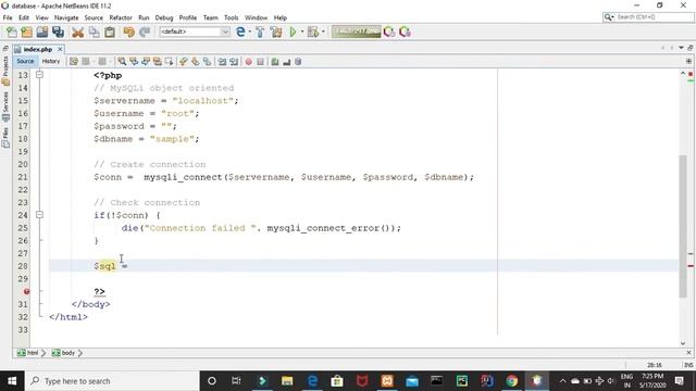 PHP Lesson 17: Inserting data into MySQL смотреть онлайн