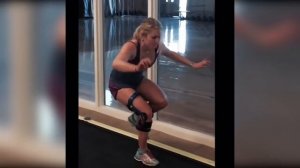 Mikaela Shiffrin training