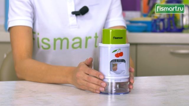 Приспособление 2-в-1 для вишни и клубники Fissman видеообзор (8654) | Fismart.ru смотреть онлайн