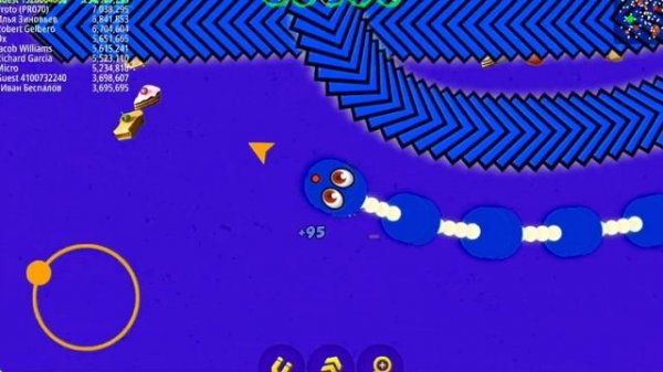 WORMS ZONE MAGIC GAMEPLAY ? #259 - Sausage Worm vs Giant Worm - Xmood Roy