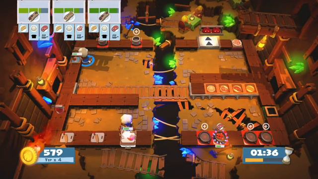 Overcooked 2 - Level 2-5 - 4 stars (solo) смотреть онлайн