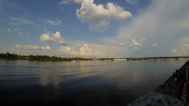 Набережная Днепра, Киев. Timelapse смотреть онлайн
