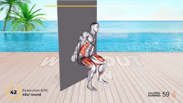 Wall Pilates Workout For Beginners 28 Days Challenge - Wall Pilates Workout for Over 50 смотреть онлайн