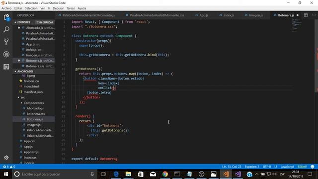 Ahorcado en React смотреть онлайн