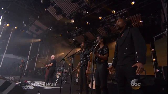 David Gilmour Rattle That Lock On Jimmy Kimmel Live