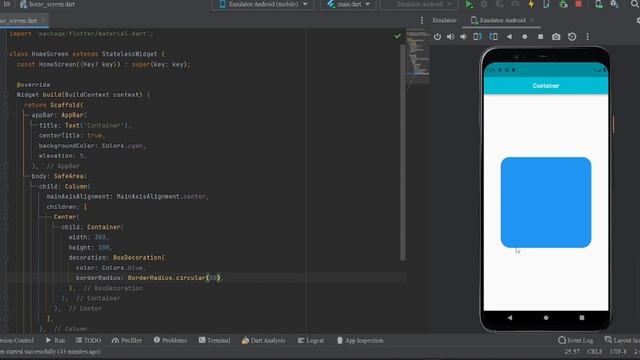 Flutterda Container Widgeti | Flutter Widgetlar 1-dars смотреть онлайн