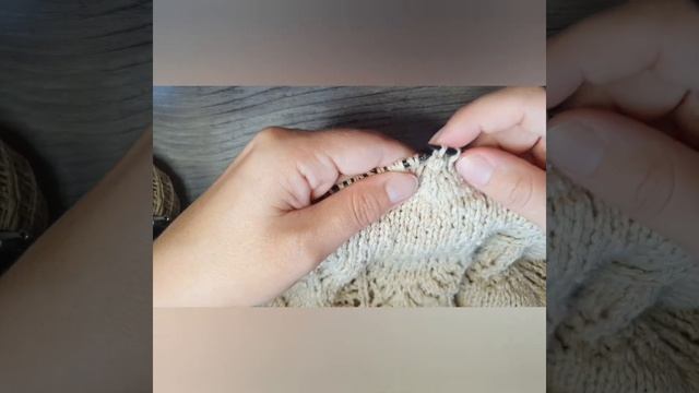 Ажурная японская елочка спицами смотреть онлайн