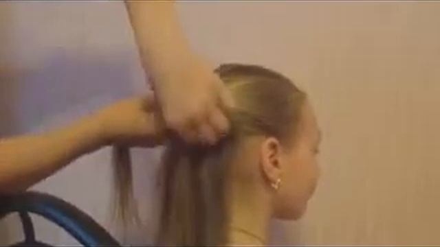 Моя первая причёска на камеру! смотреть онлайн