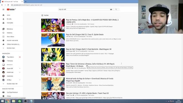 REACT - 2 EM 1 - RAP DO FREEZA, CELL E MAJIN BOO (7 MINUTOZ E VG BEATS) смотреть онлайн