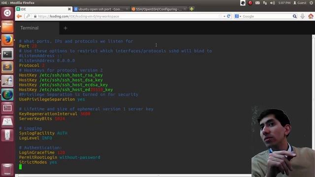 7. Intro to Linux (ssh,scp - Koding.com) مقدمة للينكس смотреть онлайн