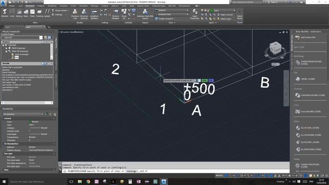 Tutorial 6 - AutoCAD Plant 3D Stairs and Railings смотреть онлайн
