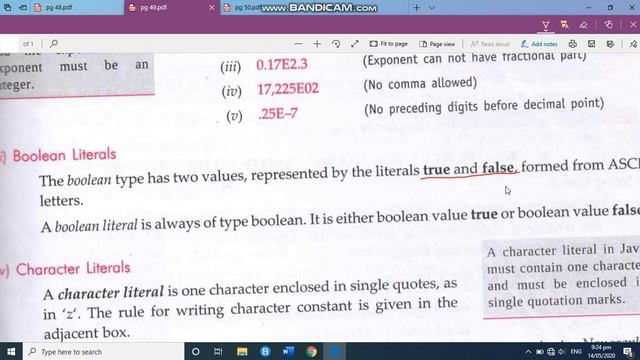 Java | class 9,10 | ICSE | tokens| смотреть онлайн