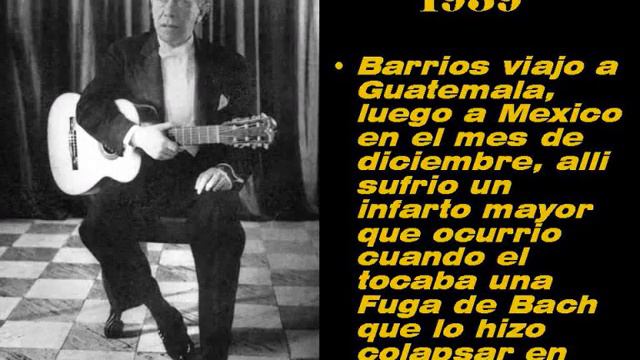 BARRIOS MANGORE BIOGRAPHIE 3a PARTE OPUS 3