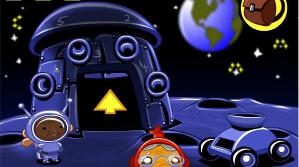 Monkey GO Happy: Stage 649 — Lunar Space Station · Free Game · Walkthrough