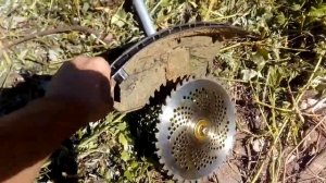 ТРИММЕР КОСИМ КУСТЫ, ТРАВУ И ДЕРЕВЦА, СУУУУУУУПЕР НАСАДКА, ЛЕСКА ОТДЫХАЕТ....