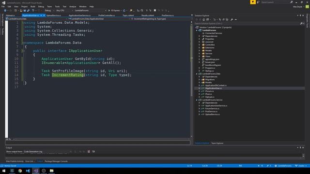 ASP.NET Core 2 MVC Forum | 21 | User Profiles смотреть онлайн