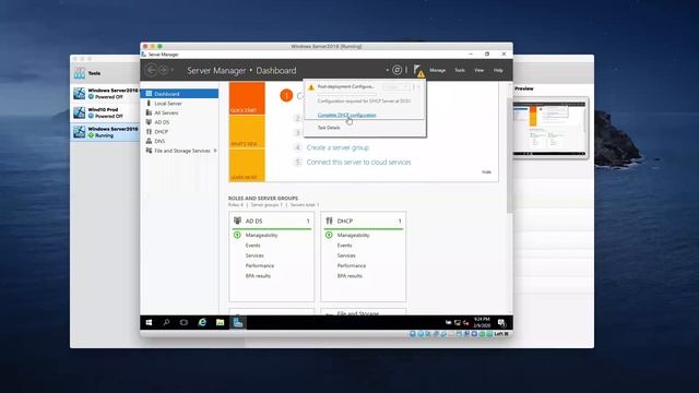 Экспресс установка и настройка Windows Server 2016 на Virtual Box смотреть онлайн