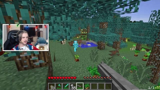 ВОТ ЧТО Я НАШЕЛ В ЛЕСУ ИЗ АЛМАЗНЫХ ДЕРЕВЬЕВ В МАЙНКРАФТ 100% Троллинг Ловушка Minecraft смотреть онлайн