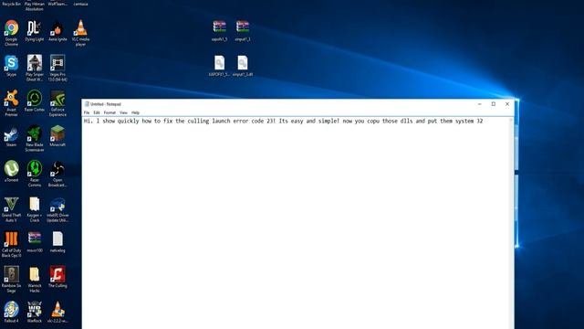HOW TO FIX THE CULLING LAUNCH ERROR CODE: 23 смотреть онлайн