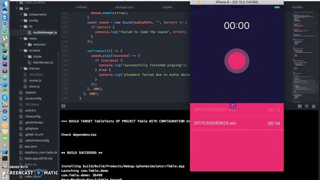 React Native - Sample Audio Recorder смотреть онлайн