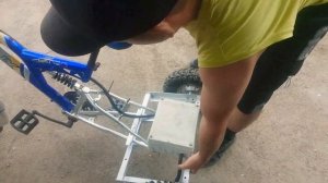 Большой трицикл из гироскутера