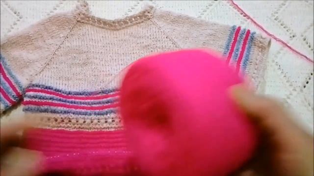 Вяжу нарядное ДЕТСКОЕ ПЛАТЬЕ спицами / регланом сверху смотреть онлайн