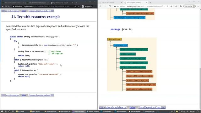 8.6 Try with resources example смотреть онлайн