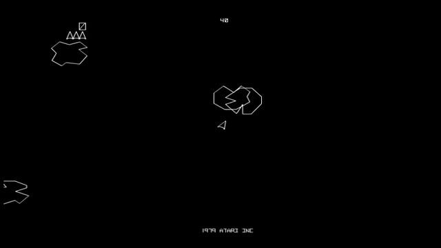 Asteroids 1979 Retro Remake (PC Browser Game)