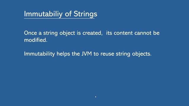Detailed Explanation of Strings in java + It's Immutable Characteristic смотреть онлайн