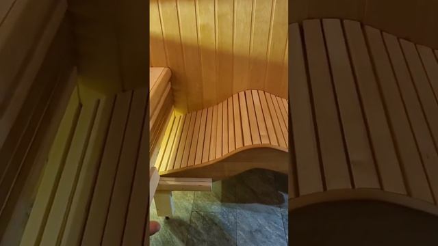 Как вам такой лежак в парной бани? Выставочная парная в 1001 печь смотреть онлайн
