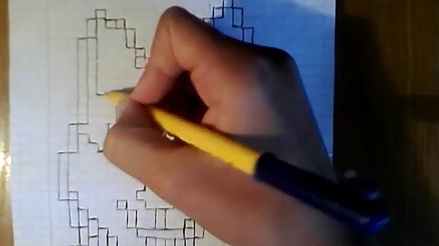 Рисунок по Клеткам #1.Хаски смотреть онлайн