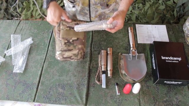 Распаковка лопаты Brandcamp BC-M-IV (средняя). Из чего состоит лопата ? Обзор лопаты Брендкемп смотреть онлайн