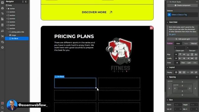 Build Webflow Fitness Landing Page - Figma to Webflow - speed process смотреть онлайн