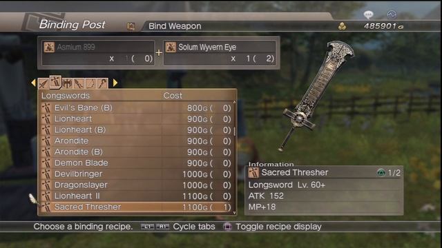 WKC 2 Weapon -- Longswords (Great Swords) Level 20 Complete Binding List White Knight Chronicles II смотреть онлайн